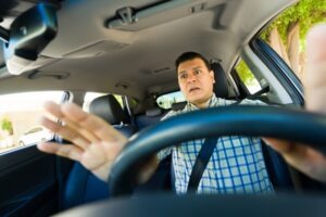 A scared man about to get into a car accident. What is the statute of limitations for car accident lawsuits in Texas?